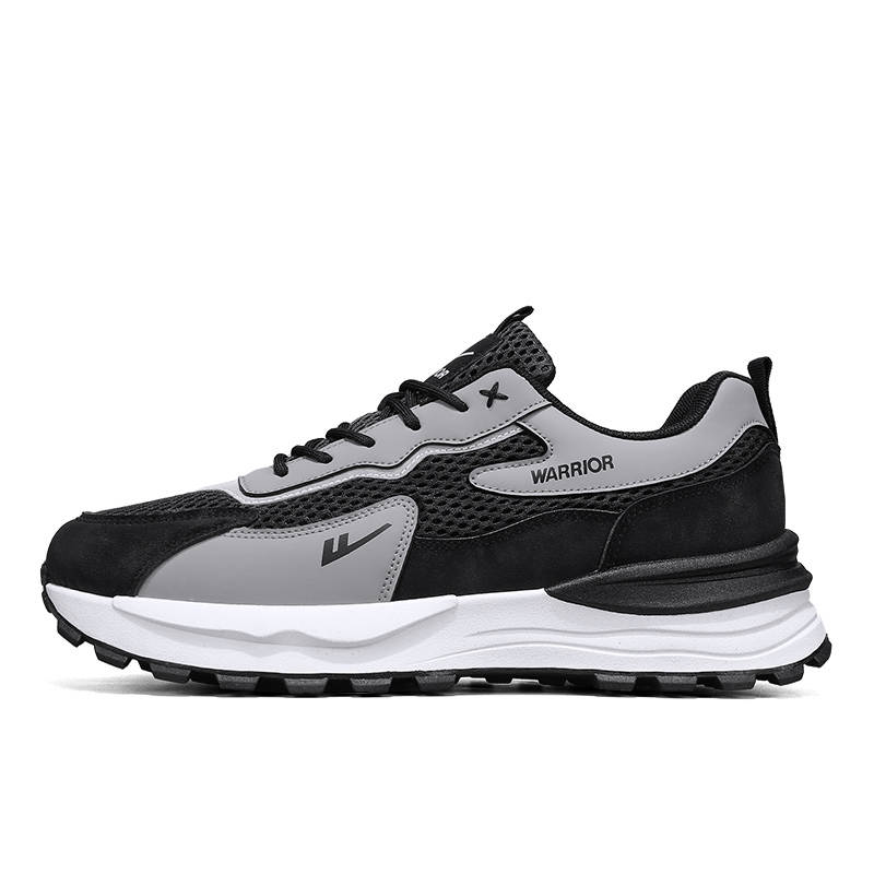 WARRIOR WARRIOR Low top Casual Shoes Men's Black Gray