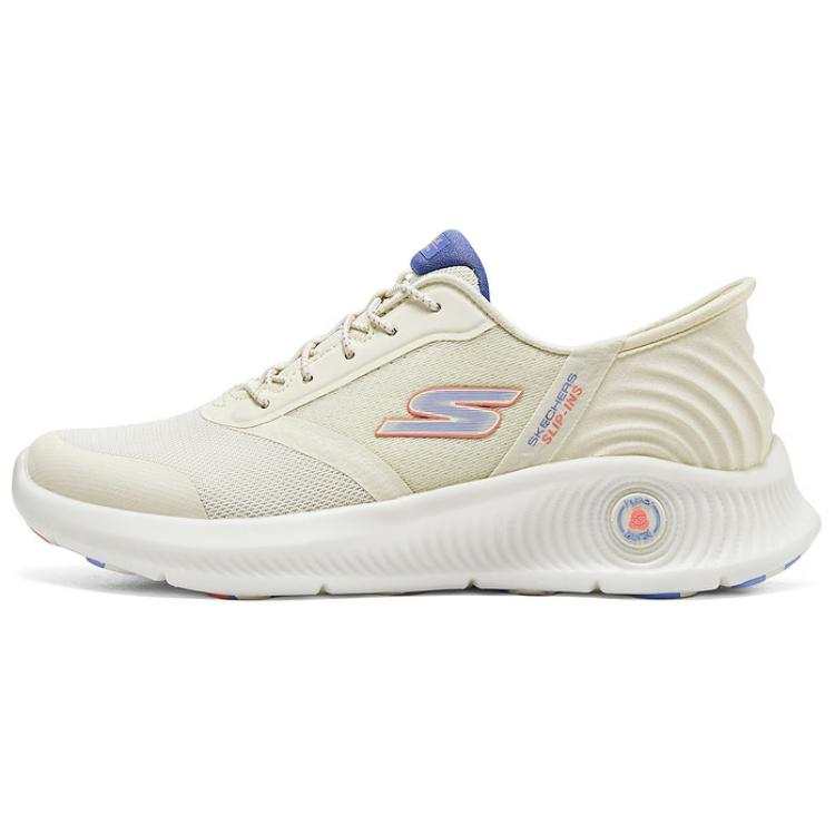 Skechers GO WALK Low top Casual Shoes Women's Ecru