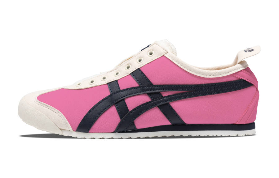 Onitsuka Tiger MEXICO 66 Abrasion Resistant Moisture Wicking Coverage Low top Casual Shoes Unisex Rose Red