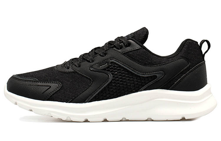 XTEP Cushioning, Slip Resistant, Breathable, Lightweight Low top Sports Casual Shoes Men's Black White