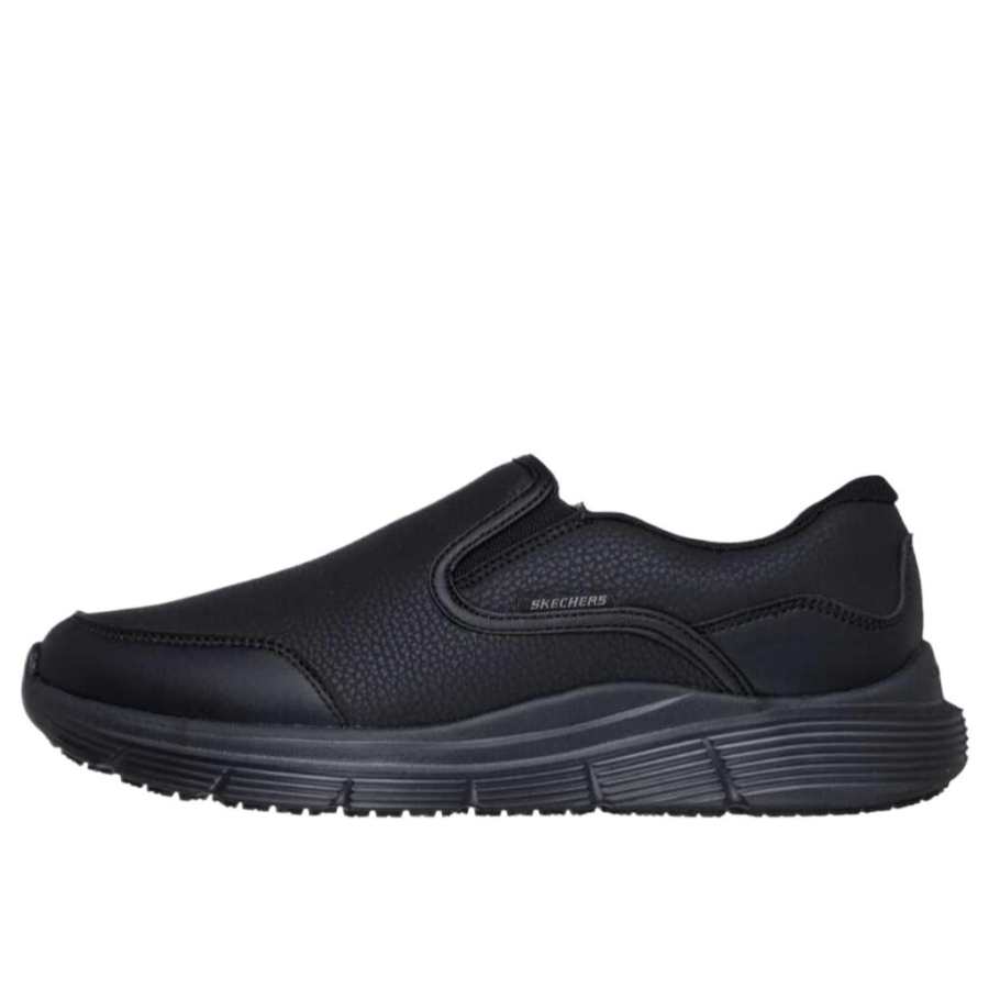 Skechers Abrasion Resistant Waterproof Low top Casual Shoes Men's Black