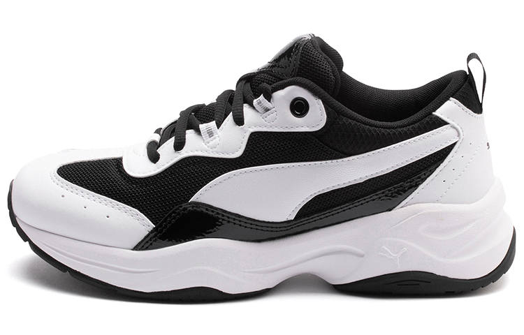 PUMA Cilia Patent White/Black Women's