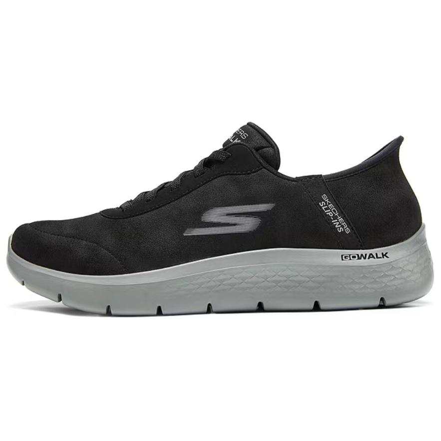 Skechers Go Walk Fle Abrasion Resistant Abrasion Resistant Low top Casual Shoes Men's Black
