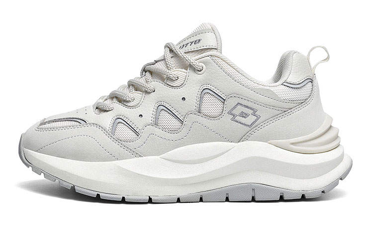 LOTTO Textile, Synthetic Leather Cushioning Slip Resistant Abrasion Resistant Low top Casual Shoes Women's