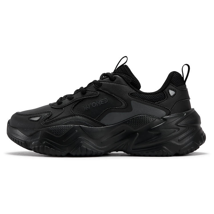 361° Croissant Cushioning, Wear Resistant Low top Casual Shoes Women's Black Charcoal Gray