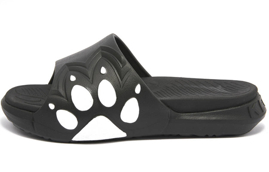 KELME EVA Slip Resistant Abrasion Resistant Quick Dry Sports Slippers Unisex Black