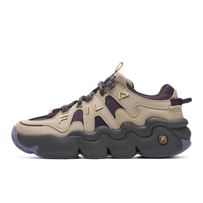 FILA Panini Slip Resistant, Abrasion Resistant, Lightweight Low top Casual Shoes Men's Brown