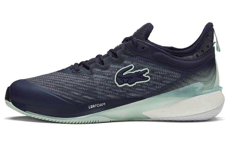 LACOSTE Slip Resistant Abrasion Resistant Low top Casual Shoes Men's Navy Blue