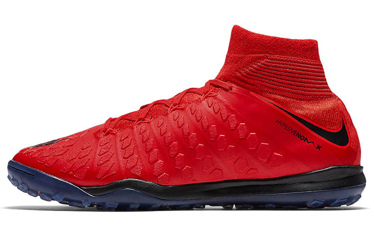 Nike Nike TF Turf Cushioning Slip Resistant Abrasion Resistant Soccer Shoes Men's Red