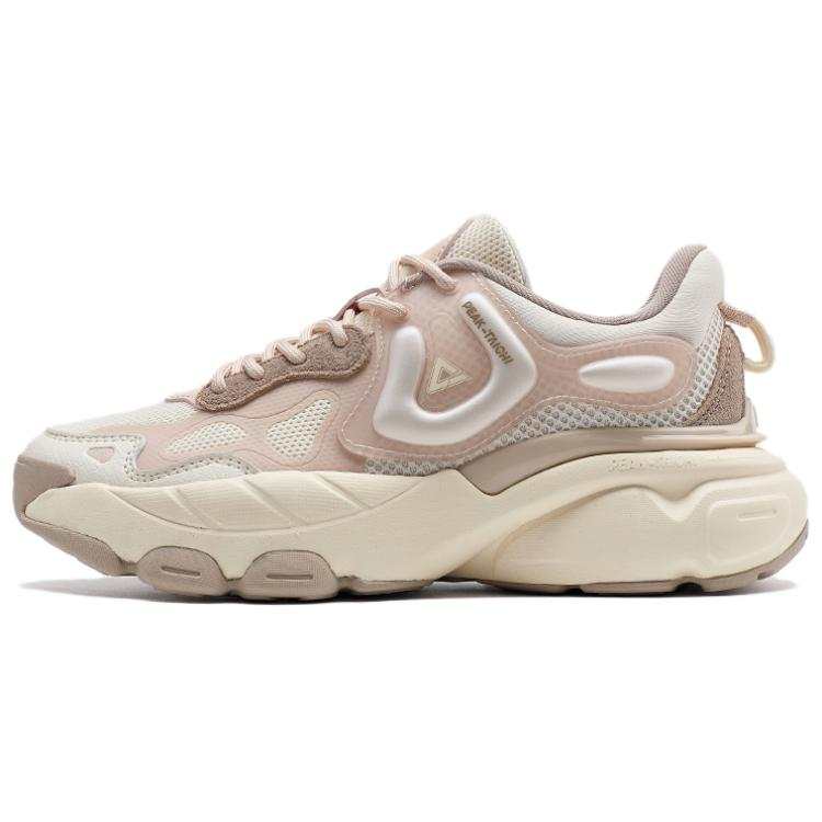 PEAK Taichi Alien Planet Slip Resistant Abrasion Resistant Low top Casual Shoes Women's Beige Brown
