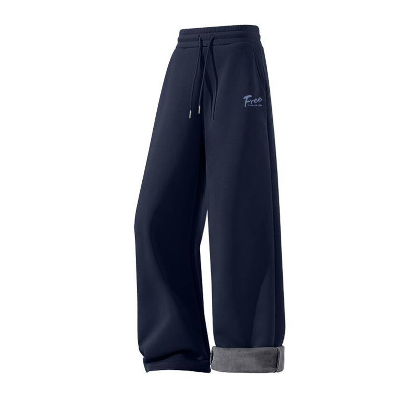Tonlion Casual Pants Unisex Moderate Straight Fit Pants