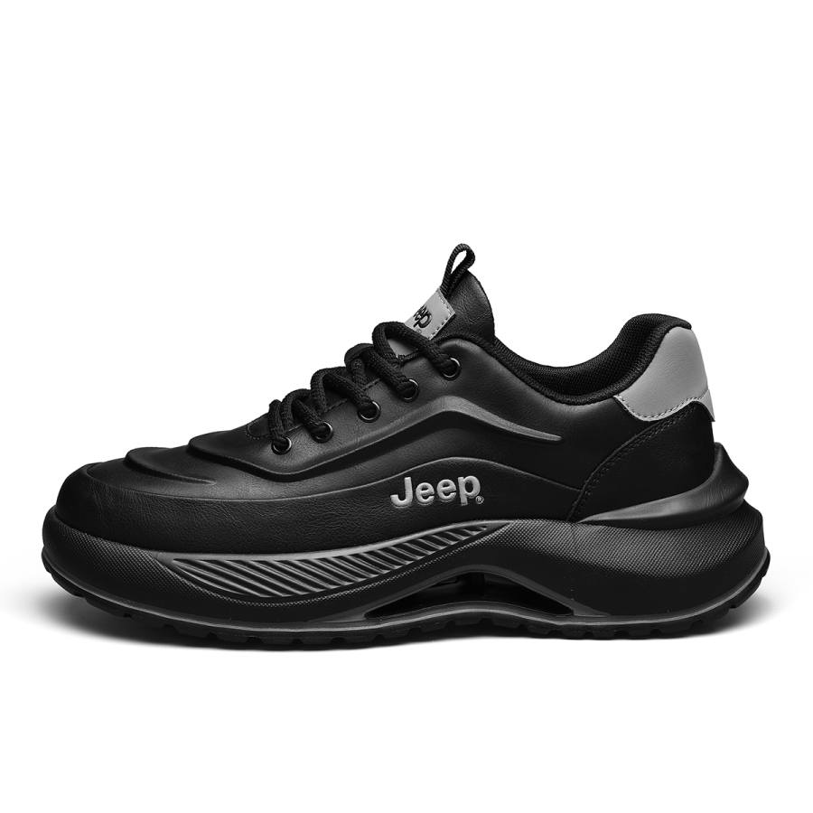 Jeep Cushioning Abrasion Resistant Height Increasing Low top Casual Shoes Men's