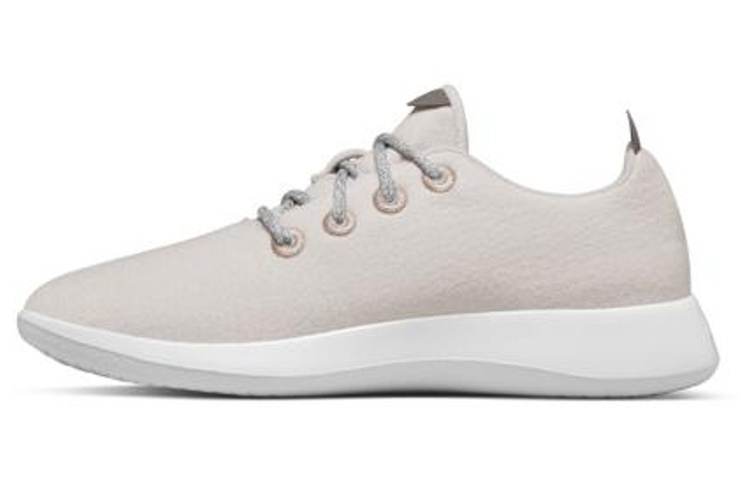 Allbirds Wool Runner Fabric Cushioning Breathable Low top Sports Casual Shoes Men's Pale Dogwood White