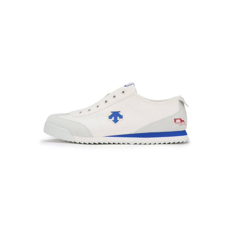 DESCENTE CHRON TEMPO Slip Resistant Abrasion Resistant Low top Casual Shoes Women's White Blue