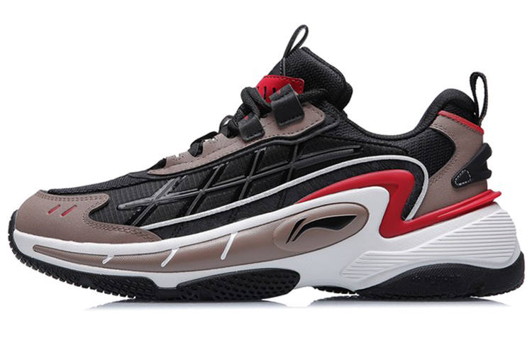 Li-Ning Li Ning Nebula Textile, Synthetic Leather Cushioning Slip Resistant Abrasion Resistant Breathable Lightweight