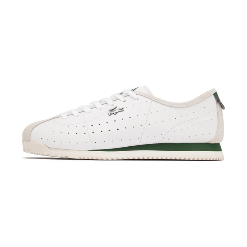 LACOSTE Slip Resistant Abrasion Resistant Low top Casual Shoes Women's White
