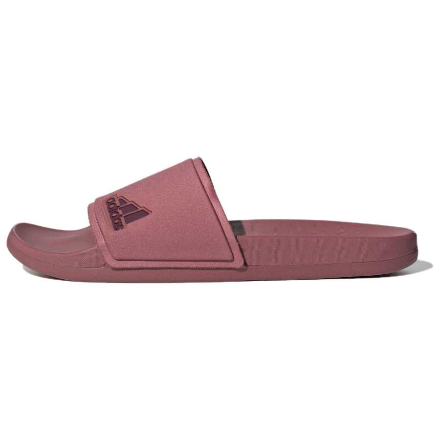 Adidas Adidas Adilette Comfort Comfortable And Lightweight Slip Resistant Abrasion Resistant Slide Slippers Unisex Rose Red