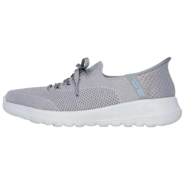 Skechers GO WALK Joy Abby Comfortable Abrasion Resistant, Breathable, Lightweight Low top Casual Shoes Women's Gray