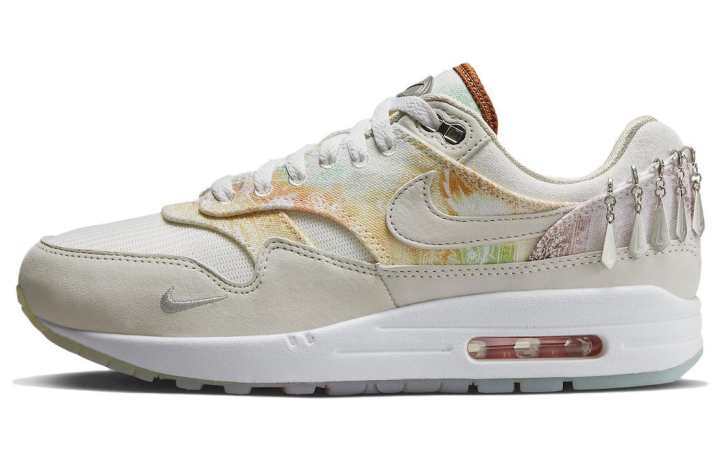 Nike Nike Air Max 1 Sports Low top Casual Shoes Women's White