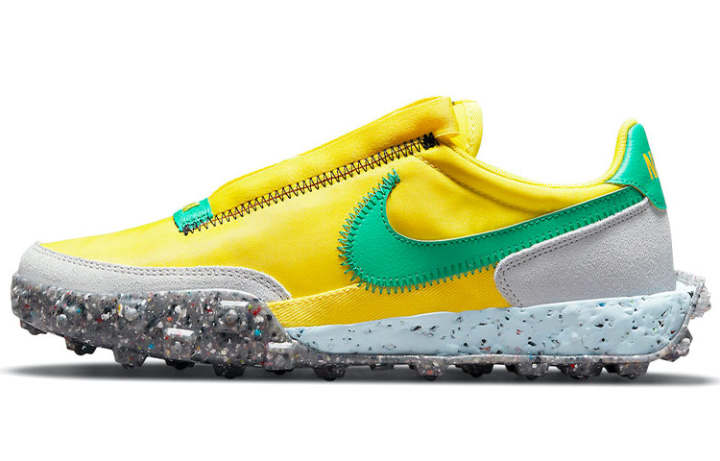 Nike Nike Waffle Racer Crater Yellow Strike Roma Green Women's