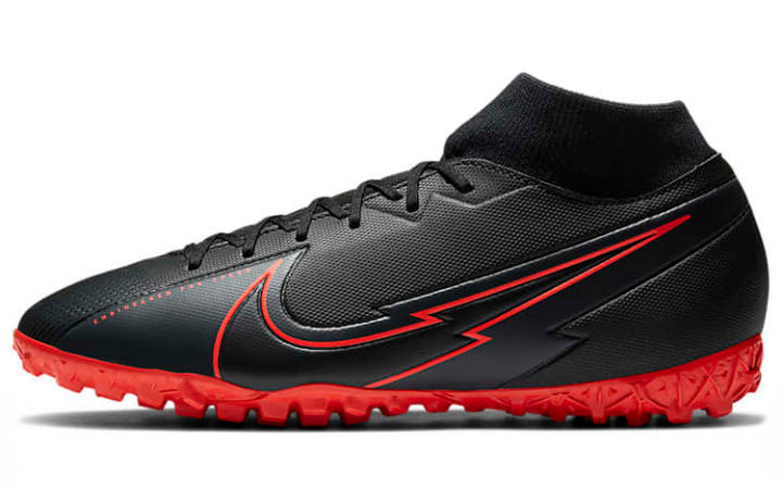 Nike Nike Mercurial Superfly 7 Academy Tf Turf 'Black Red'