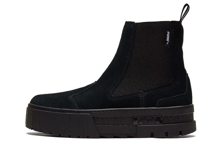 PUMA Mayze Chelsea Suede 'Triple Black' Women's