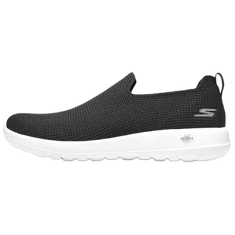 Skechers MEN'S GO WALK Cushioning Abrasion Resistant Lightweight Low top Casual Shoes Men's Black