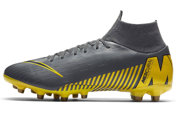 Nike Nike Mercurial Superfly 6 Soccer Shoes Men's Mid Top Gray/Yellow