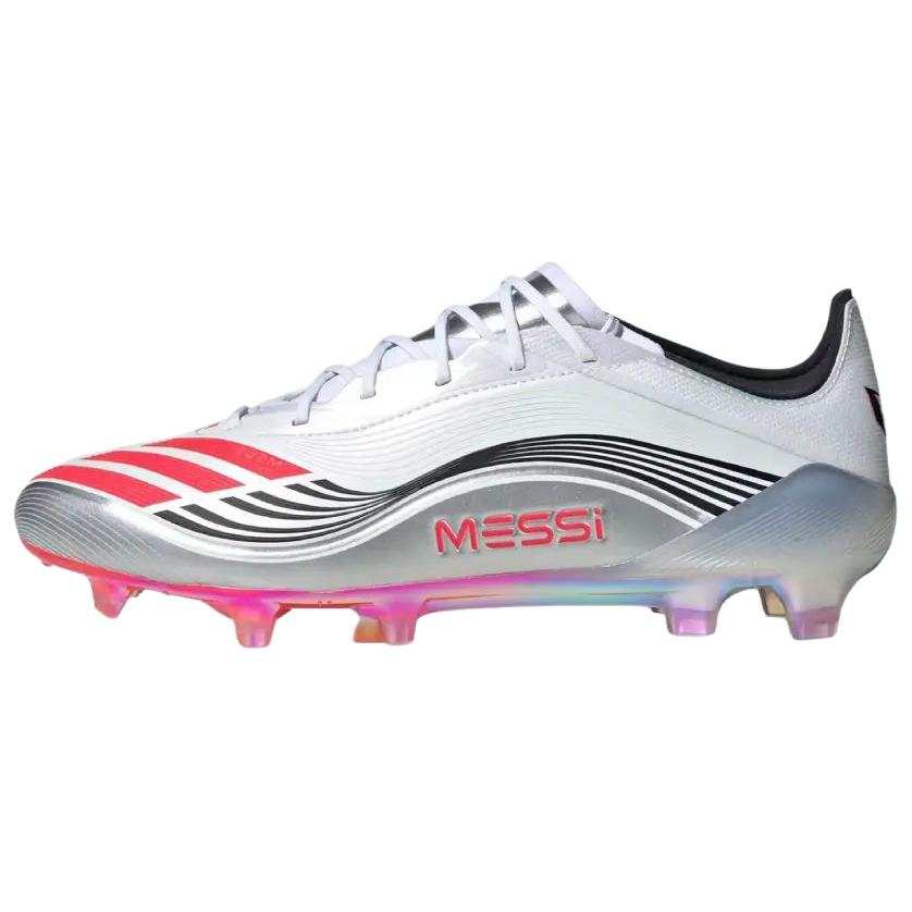 Adidas Adidas F50 Collection Slip Resistant Abrasion Resistant Soccer Shoes Unisex White Red