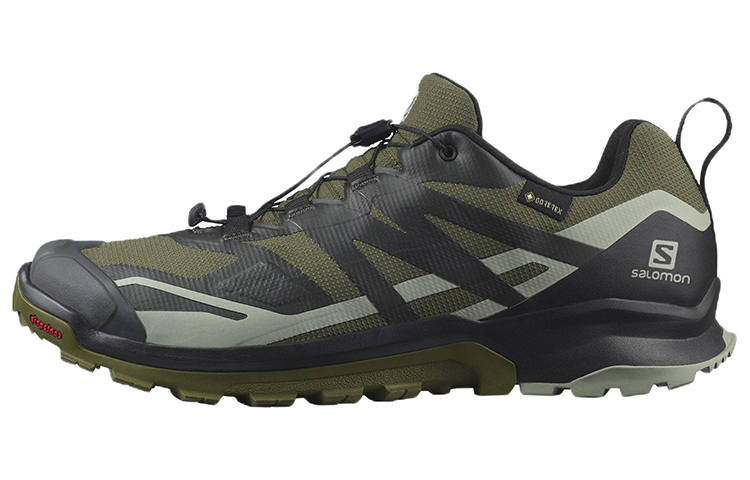 SALOMON Xa Rogg 2 Gtx Fabric Abrasion Resistant Low top Casual Shoes Men's Black Green
