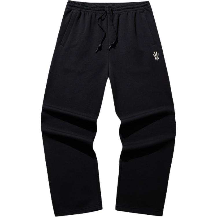 ANTA Anta Knitted Fabric Sports Pants Unisex Basic Black