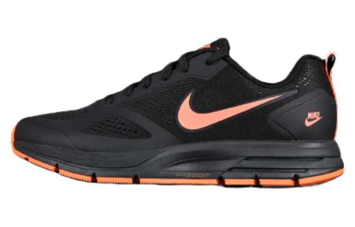 Nike Nike Zoom Pegasus 26X Comfortable Abrasion Resistant Breathable Low top Casual Shoes Men's Black Orange