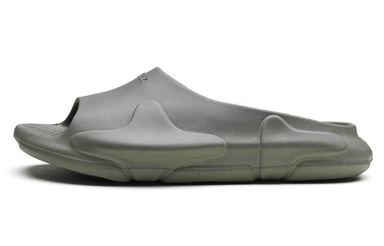 EQLZ EQUALIZER EQLZ EQUALIZER Oasis Quiet Abrasion Resistant Quiet Abrasion Resistant Slide Slippers Unisex Moss Gray