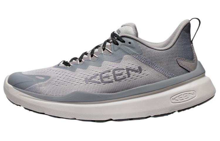 Keen WK450 Comfortable Cushioning Slip Resistant Low top Casual Shoes Men's Gray