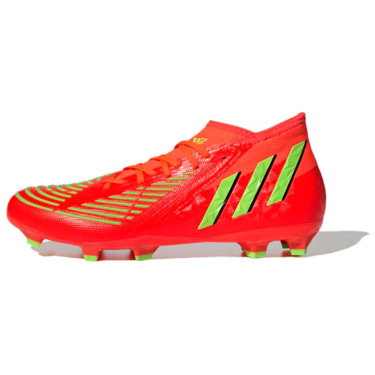 Adidas Adidas Predator Edge.1 FG Firm Ground Cushioning Abrasion Resistant Cushioning, Wear Resistant Soccer Shoes Men's Red