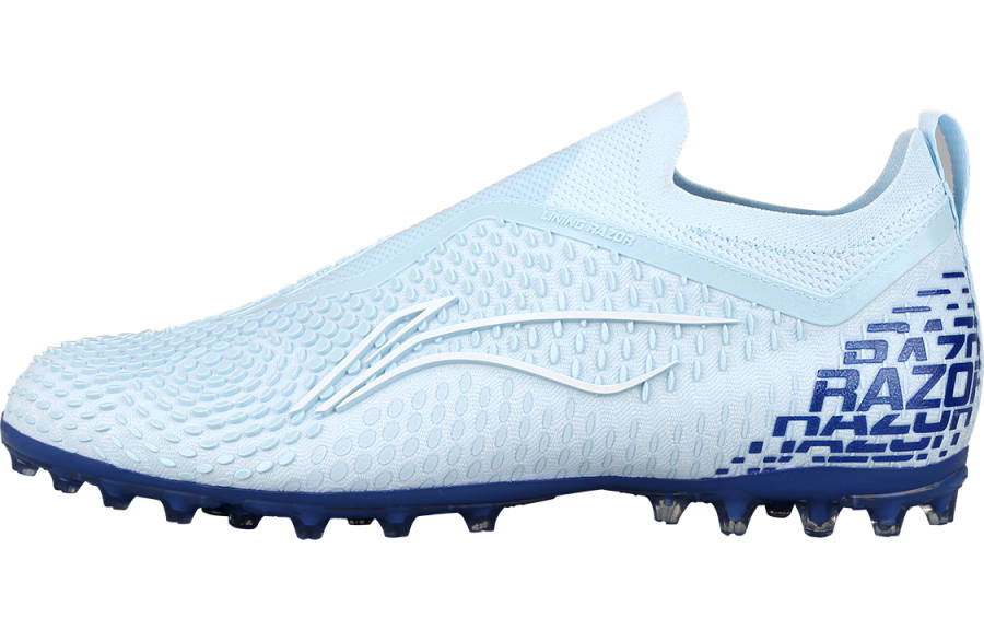 Li-Ning Li Ning MG Multi Ground Artificial Turf Cushioning Soccer Shoes Men's Blue