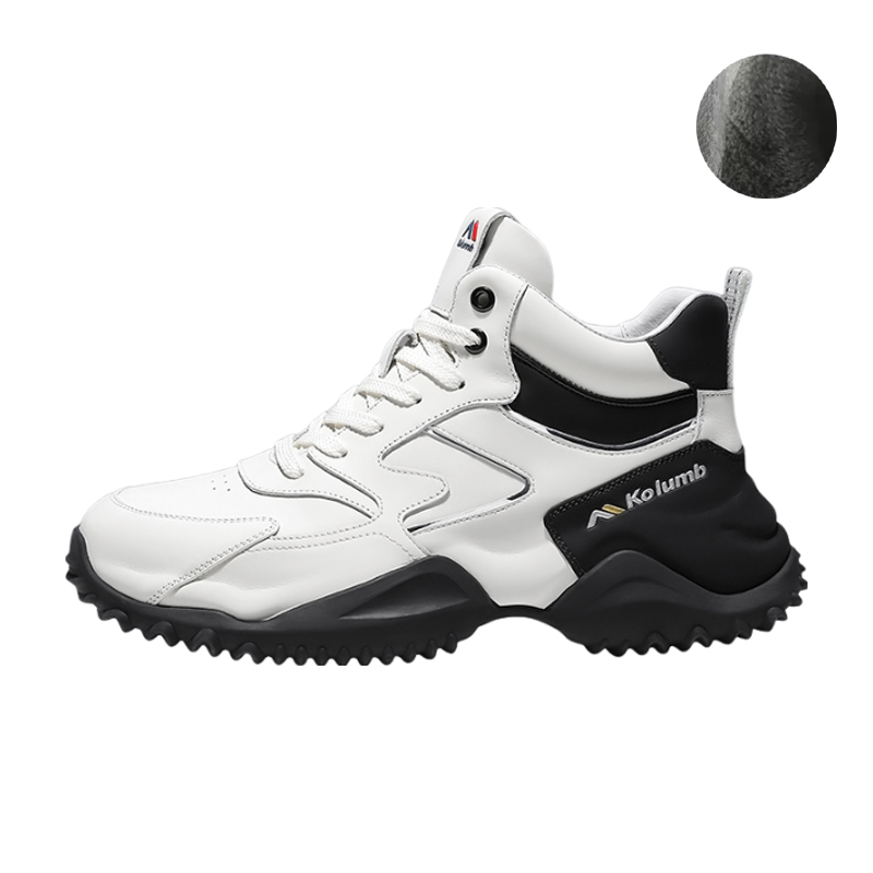 KOLUMB High top Casual Shoes Men's White Black