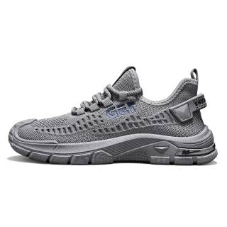 Binary Lightweight And Breathable Low top Casual Shoes Men's Gray