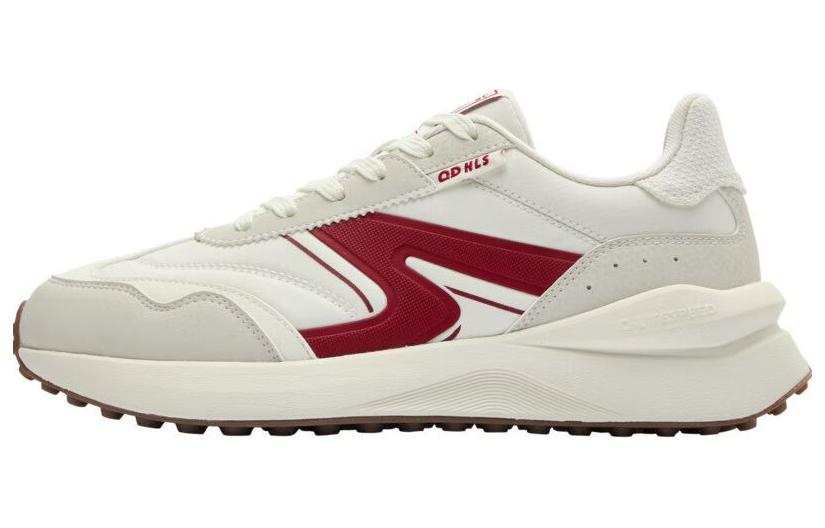 QIAODAN Soliloquy 2.0 Cushioning Low top Casual Shoes Women's White Red