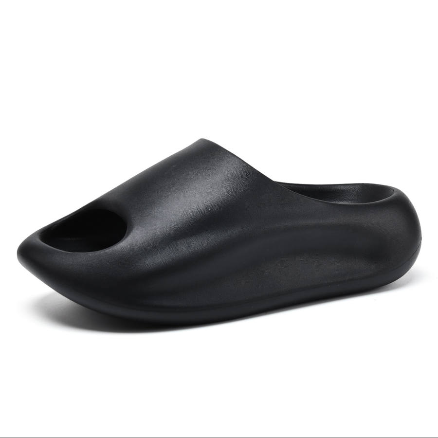 Jeep EVA Slip Resistant Slide Slippers Unisex Black