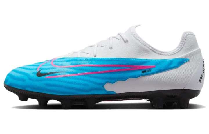 Nike Nike Phantom GX HG Hard Ground Slip Resistant Slip Resistant Soccer Shoes Men's Blue White