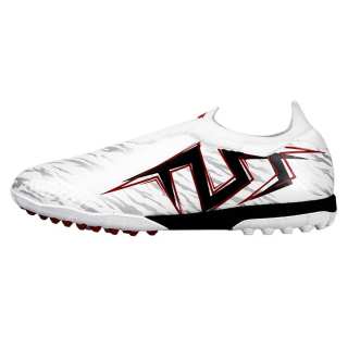 TLSS. TF Turf Artificial Turf Cushioning Breathable Anti Twist Soccer Shoes Men's White Black