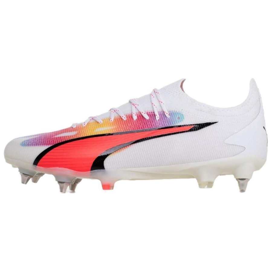 PUMA Ultra Ultimate SG Soft Ground Soccer Shoes Men's Red White