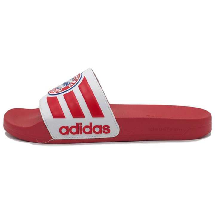 Adidas Adidas Adilette Abrasion Resistant Slide Slippers Unisex Red