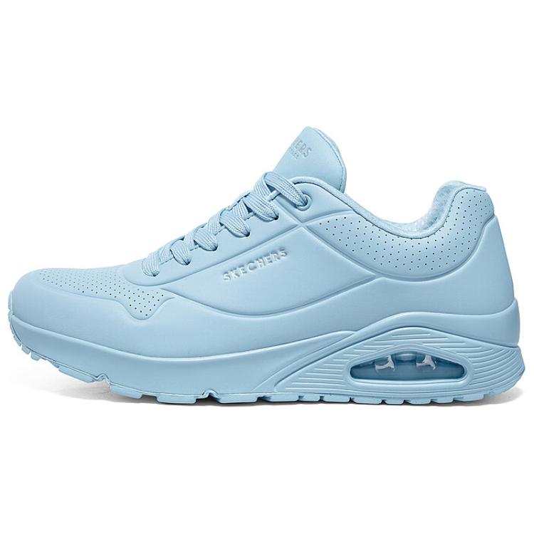 Skechers Fabric Cushioning Abrasion Resistant Cushioning, Wear Resistant Low top Casual Shoes Men's Blue
