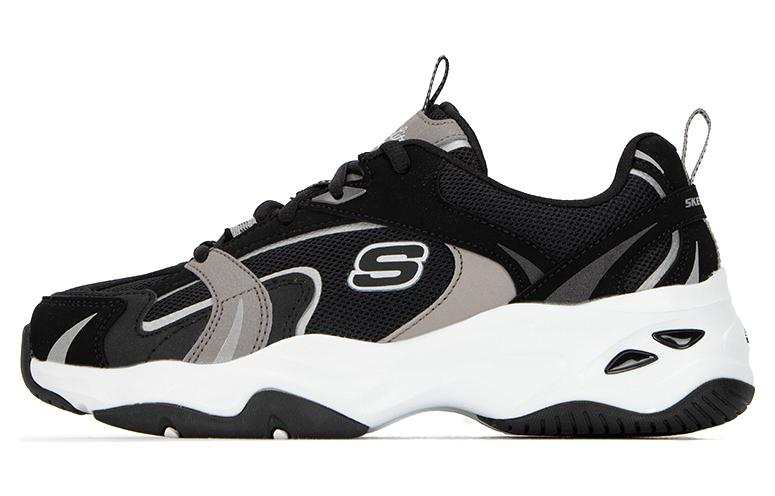 Skechers Sport D'Lites 4.0 Shoes 'Black Grey White' Women's