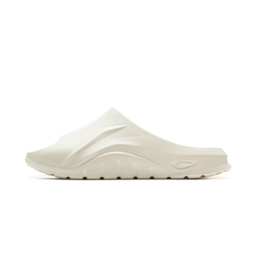 Li-Ning Li Ning x YINGXIONGLIANMENGYONGCHIPAIDUI Soft Clap Slide Slippers Unisex Ecru