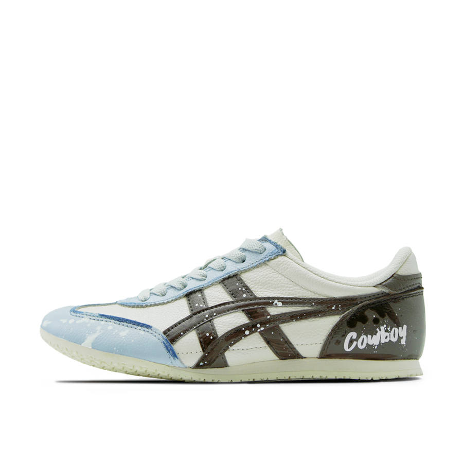 Onitsuka Tiger Machu Racer Casual Shoes Unisex Low Top Beige/Brown/Blue