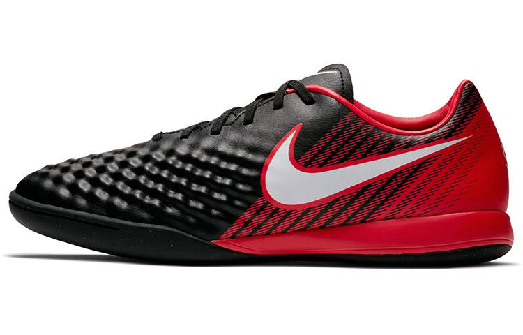 Nike Nike Magista Onda II IC/in Cushioning Slip Resistant Abrasion Resistant Soccer Shoes Men's Black Red