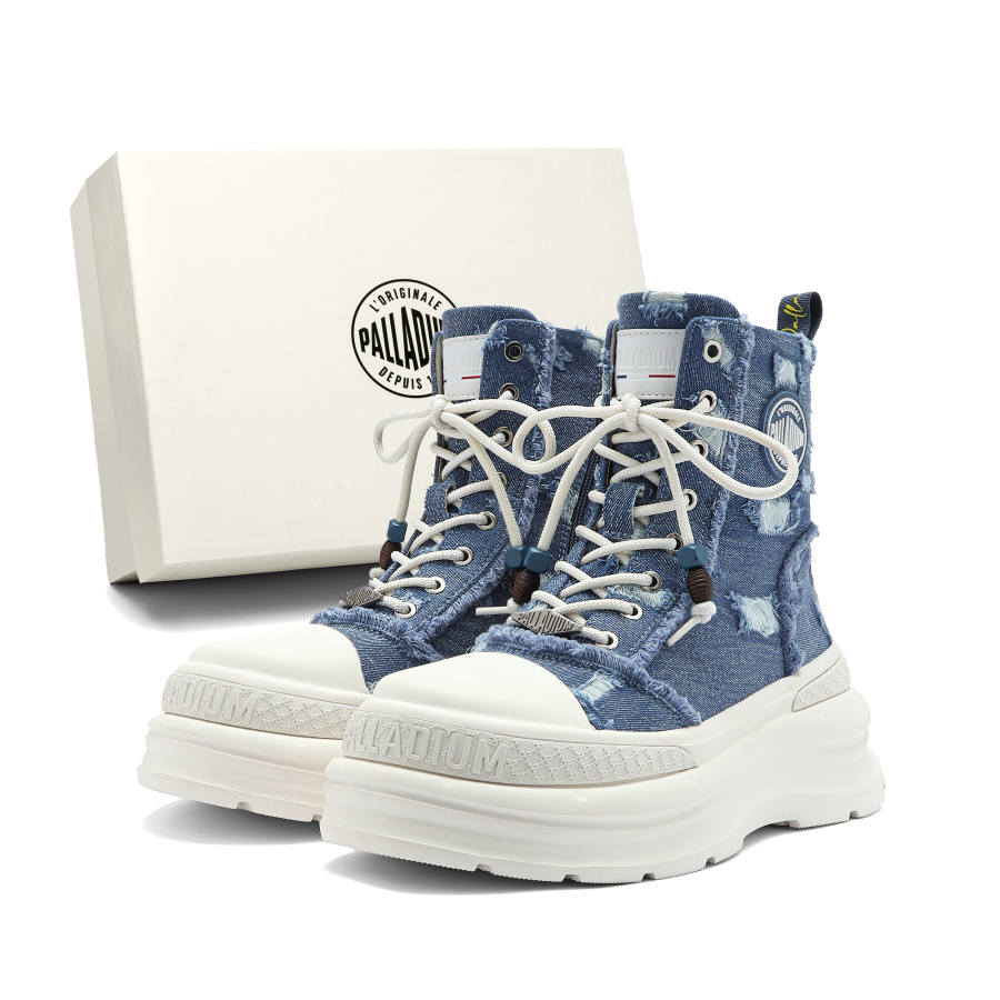 Palladium Palladium Combat Boots Unisex Black, Blue